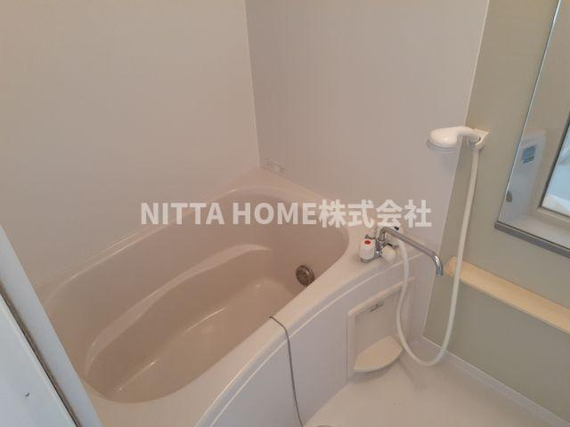 リバーサイドコートＢの浴室|追い炊き機能・浴室乾燥機も設置済み◎