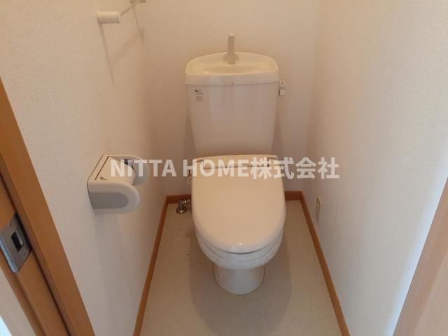 リバーサイドコートＢのトイレ|清潔感のあるトイレです(^^♪