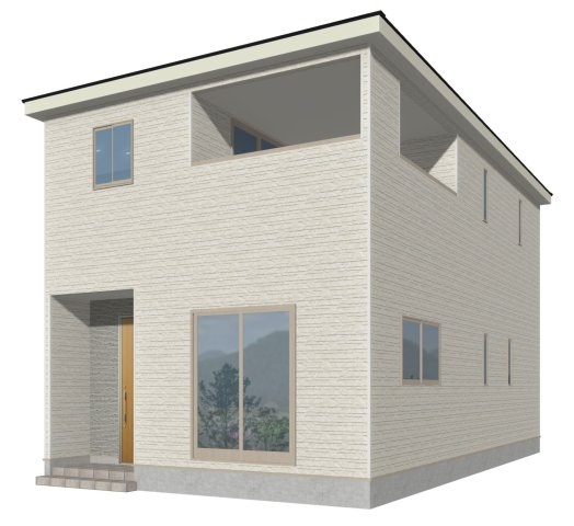 【完成予想図】 | 熊谷市赤城町第３　 | ２号棟完成予想図（南東側）