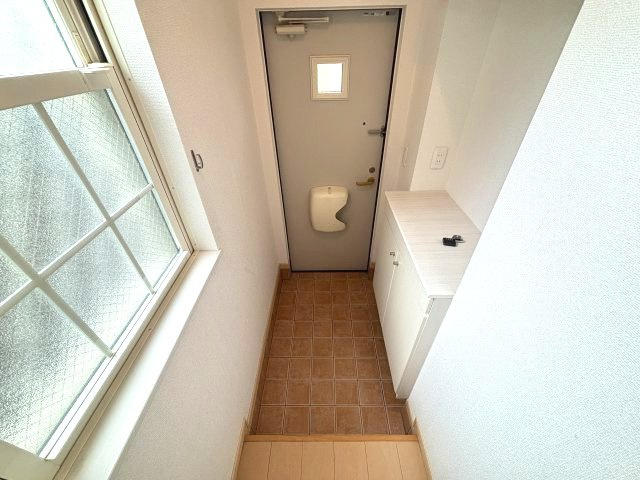 サンベリーズの玄関