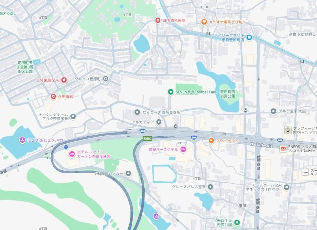 ●29(土)30(日)現地説明会！　奈良市宝来町　ラスト1邸　の地図