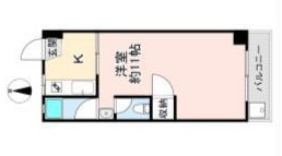 マンションカザミドリの間取り