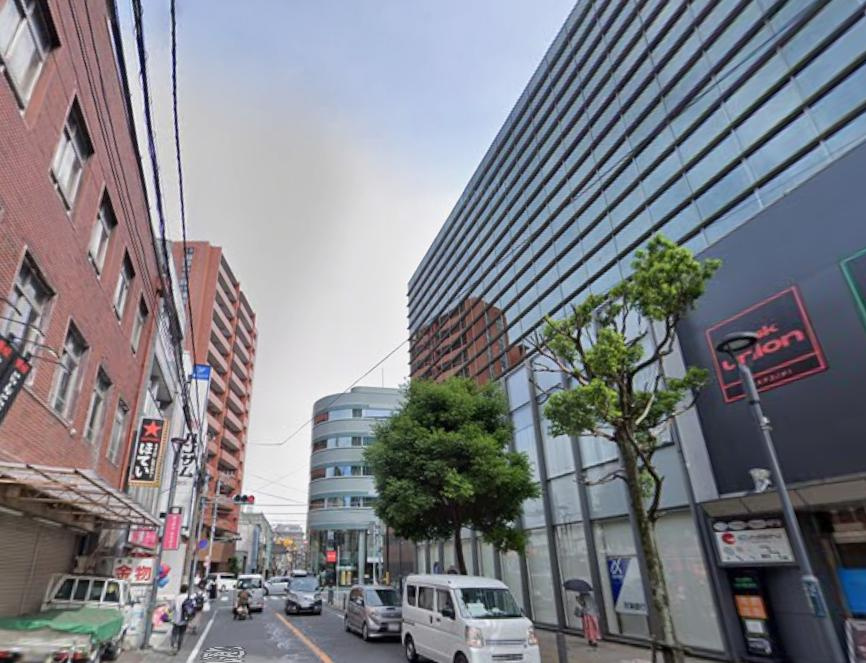 柏市中央町の店舗事務所の周辺