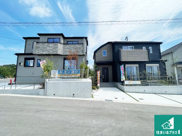 神戸市須磨区車　新築一戸建ての外観|お客様に長く安心して住んでいだだける事にこだわった家づくり！住んでからのアフターサービスにもしっかりと取り組んでいます！