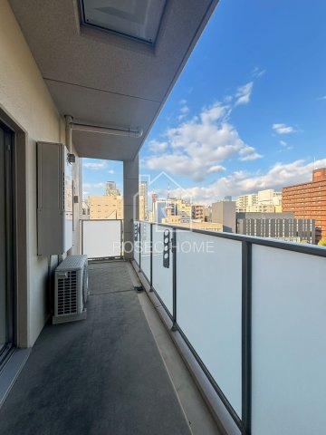 ワイズコート東梅田のバルコニー|同マンション別部屋：参考写真