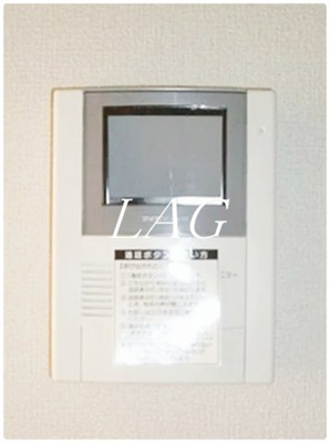 【セキュリティ】 | 白山ヒルズ | モニター付きインターホンです。