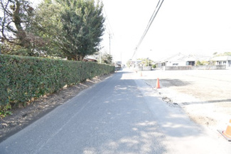 【前面道路含む現地写真】 | 鹿屋市旭原町　分譲地D | 南側
