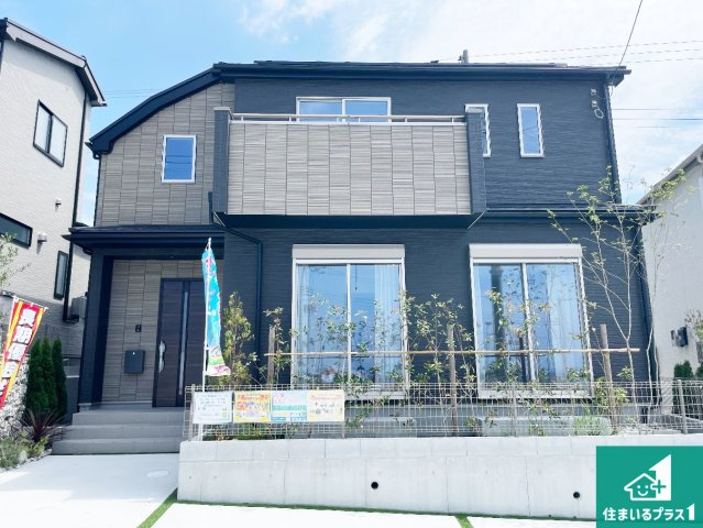 神戸市須磨区車　新築一戸建ての外観|お客様に長く安心して住んでいだだける事にこだわった家づくり！住んでからのアフターサービスにもしっかりと取り組んでいます！
