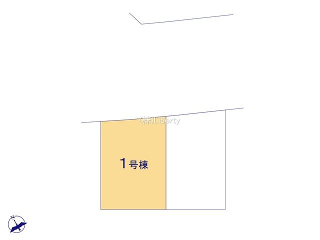 取手市ゆめみ野5期　新築戸建　1号棟の区画図