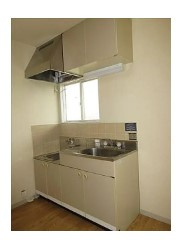 岐阜県羽島市　一棟アパートのキッチン