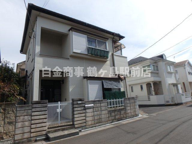 鶴ヶ島市藤金中古戸建の前面道路含む現地写真