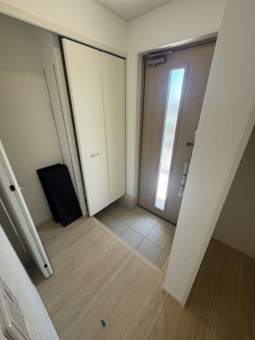 熊谷市久保島第３　の玄関|１号棟現地玄関（2026年05月05日）撮影