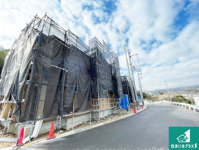 生駒市萩の台　新築一戸建ての外観|お近くの同じ売主さんが建築したお家をご案内致します。実際に使われている設備をご覧ください。
