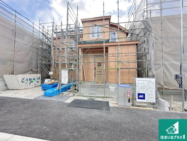 神戸市須磨区車　新築一戸建ての外観|現在建築中！落ち着いた街並みで新生活を始めることが出来そう！周辺の物件も併せてご紹介させて頂きます！