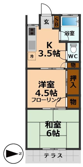 【間取り】 | コーポラス永福Ｂ棟