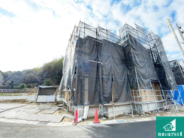 生駒市萩の台　新築一戸建ての外観|建築中ですが現地を見ると分かる事もございますので、ぜひ一度現地をご覧ください。