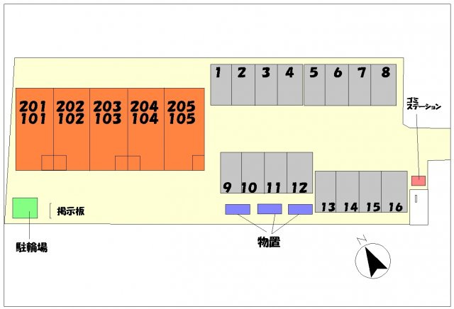 コンフォートの区画図