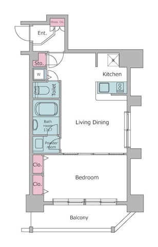 新品家具付きマンション岩本町1A(KaGood東京)