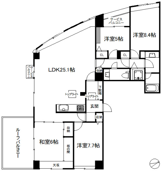 【間取り】 | ネクサスシーサイド百道2号棟　★プライスホームなら仲介手数料が0円です！★