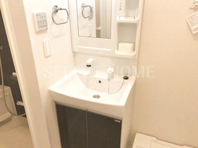 【独立洗面台】 | コーポ・タイガ | 独立洗面台あり、毎朝おしゃれに忙しい女性の方におすすめです