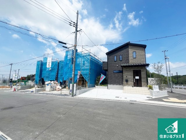 神戸市須磨区車　新築一戸建ての外観|現在の進捗状況です！順調に作業進行中、完成が待ち遠しいです！詳細の間取り等、お気軽にお問い合わせください！