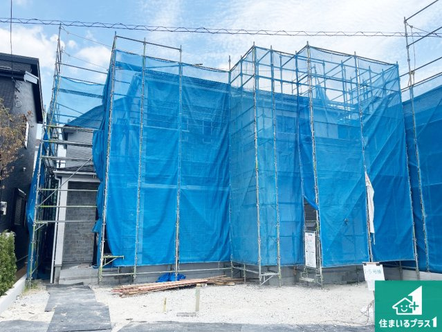 神戸市須磨区車　新築一戸建ての外観|現在建築中！落ち着いた街並みで新生活を始めることが出来そう！周辺の物件も併せてご紹介させて頂きます！