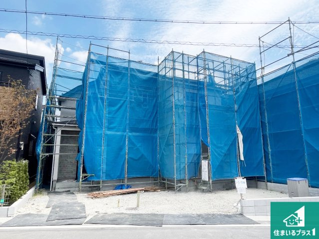 神戸市須磨区車　新築一戸建ての外観|現在建築中！落ち着いた街並みで新生活を始めることが出来そう！周辺の物件も併せてご紹介させて頂きます！
