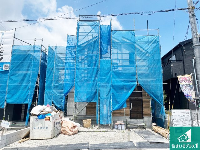 神戸市須磨区車　新築一戸建ての外観|現在建築中！落ち着いた街並みで新生活を始めることが出来そう！周辺の物件も併せてご紹介させて頂きます！