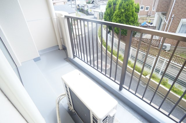 第５サンコウハイツのバルコニー