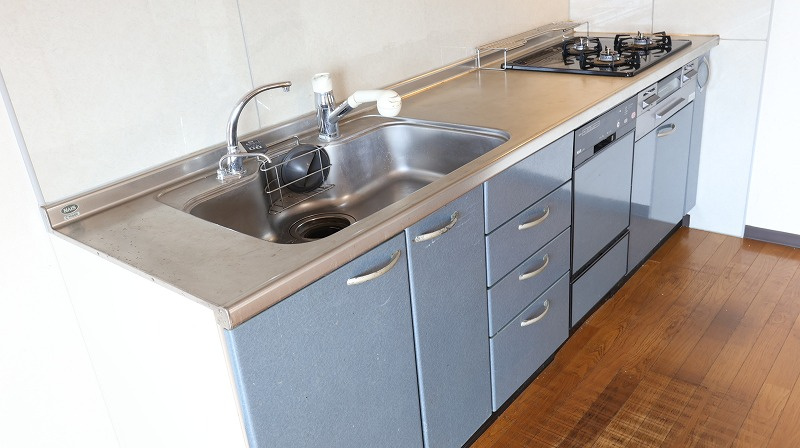 リヴィエールのキッチン|食洗機付き！家事の時間短縮につながります！