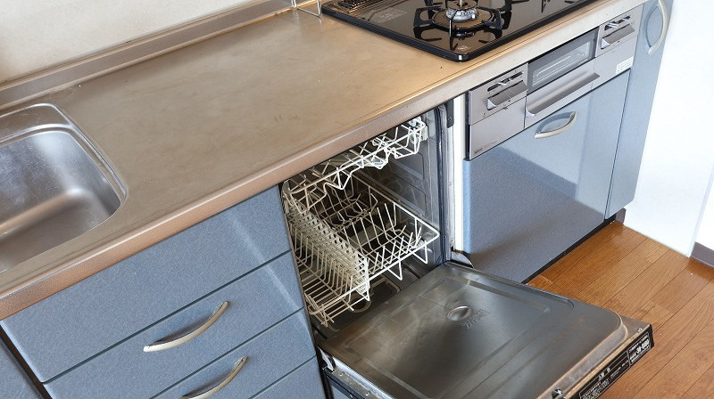 リヴィエールのキッチン|食洗機付き！家事の時間短縮につながります！