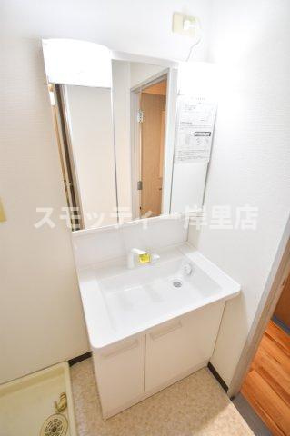 レジェロ住之江の洗面所