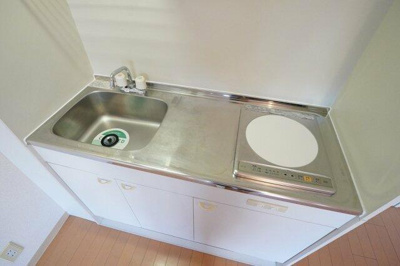 【キッチン】 | ダイアパレス尾久駅前第二 | 1口IHコンロ 