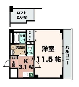 ルームズ学園北町の間取り|※間取りが現況と異なる場合は現況を優先します※