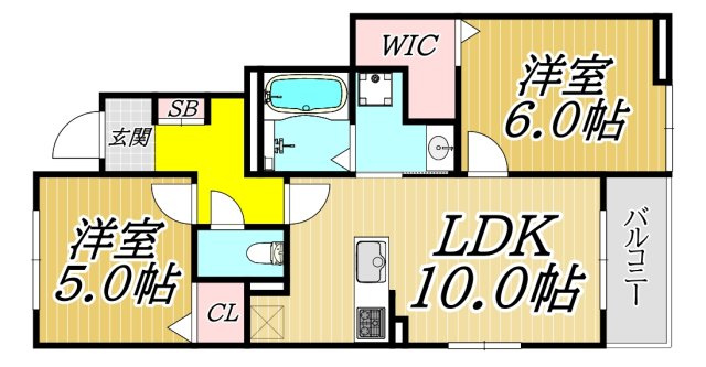 ケセラセラの間取り