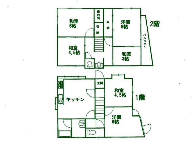 【間取り】 | 千住１丁目戸建