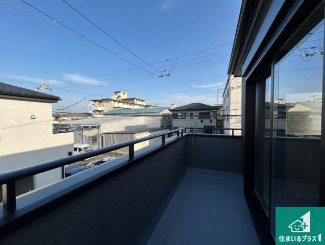 5(土)6(日)現地見学可能！◆堺市東区大美野　全7邸のバルコニー|日当たりのよいバルコニー！お部屋が開放的に！