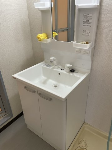 ハイツインブリッジの独立洗面台|同建物反転タイプの室内写真です