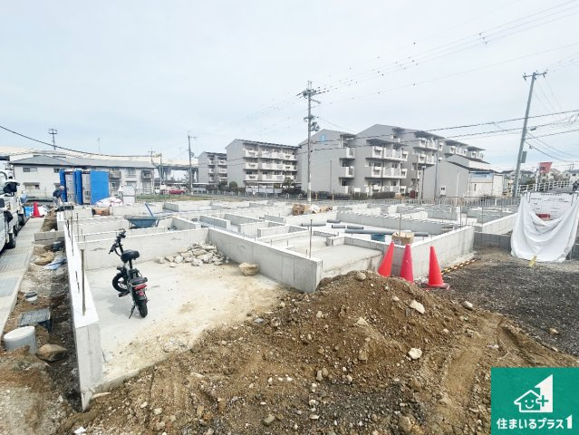堺市東区大美野　第6期　新築一戸建ての外観|現在の進捗状況です！順調に作業進行中、完成が待ち遠しいです！詳細の間取り等、お気軽にお問い合わせください！
