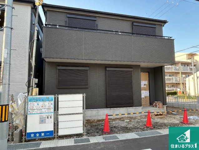 堺市東区大美野　第6期　新築一戸建ての外観|周辺は落ち着いた街並みの住宅地！子育てがしやすい住環境です！まだ未完成ですが、現地でしかわからない事もございます。是非一度ご覧ください。