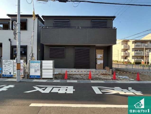 堺市東区大美野　第6期　新築一戸建ての前面道路含む現地写真|周辺は落ち着いた街並みの住宅地！子育てがしやすい住環境です！まだ未完成ですが、現地でしかわからない事もございます。是非一度ご覧ください。