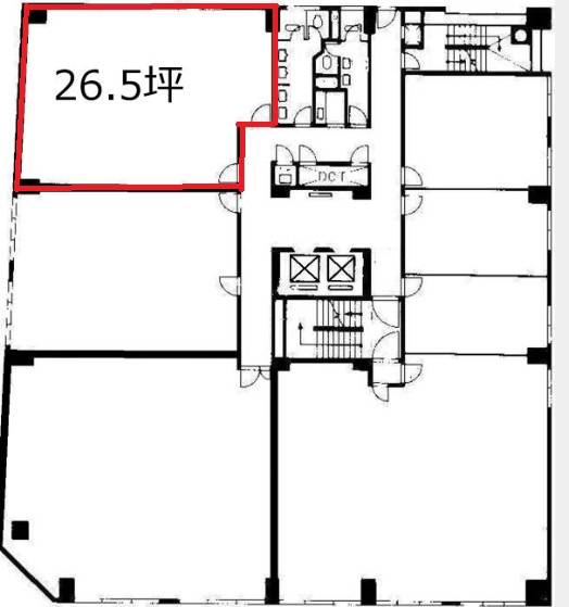 三栄ビルの区画図