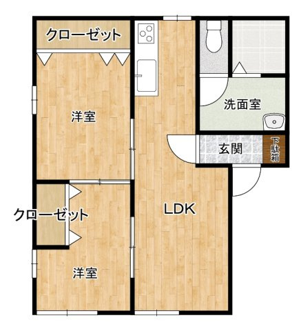 イースタンヒルズの間取り