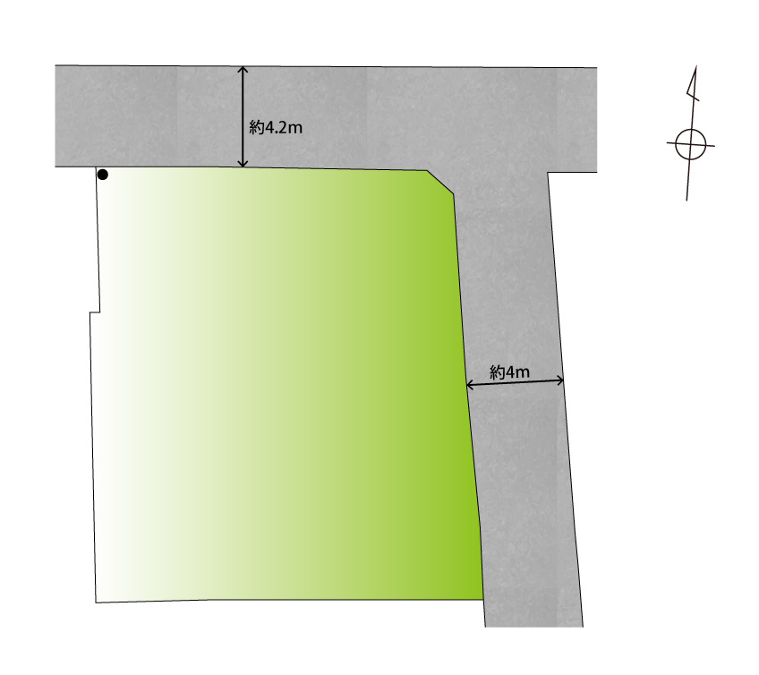 ライフフィールド西浜3丁目1区画（453-1・453-6）の区画図