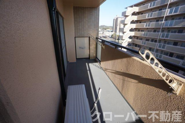エスポワール辻Ⅲのバルコニー