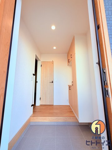 八女市吉田 リナージュの玄関