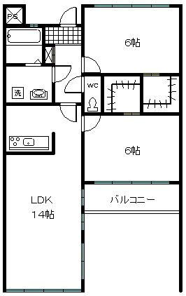 Mシャトーオークの間取り