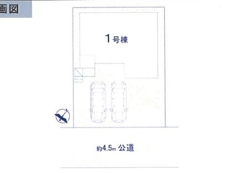 牛久市南　16期　新築戸建の区画図|区画図です♪