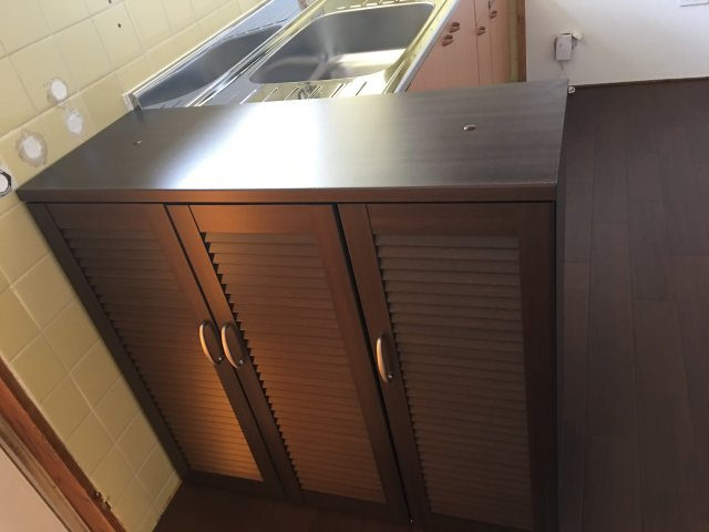 金城アパートA棟のキッチン