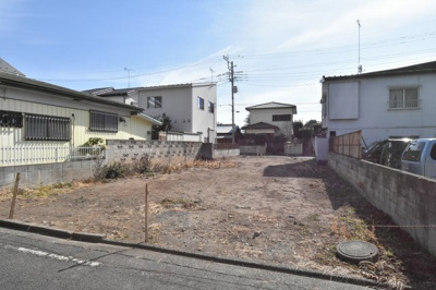 【外観】 | 鴻巣市本町５丁目　建築条件付売地 | 現地　北西側